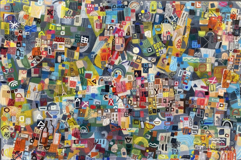 Tableaux parisiens - Le chemin vert