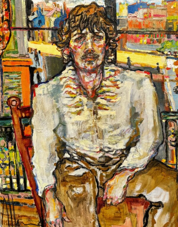 Jeune homme dans son atelier