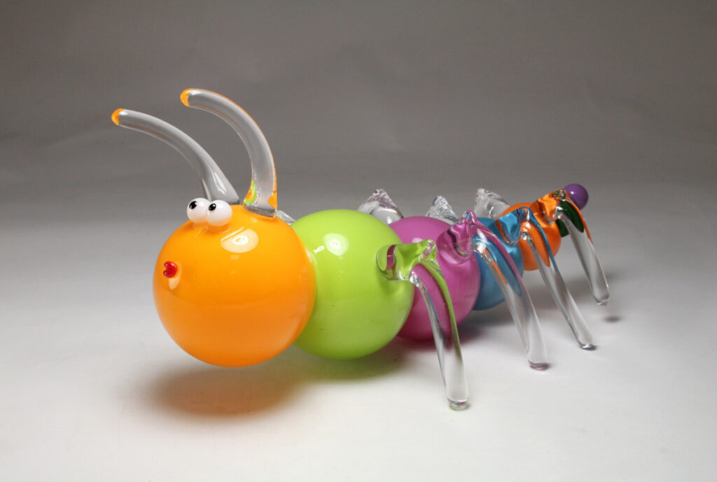 Mille pattes multicolore