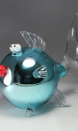 Poisson miroir bleu
